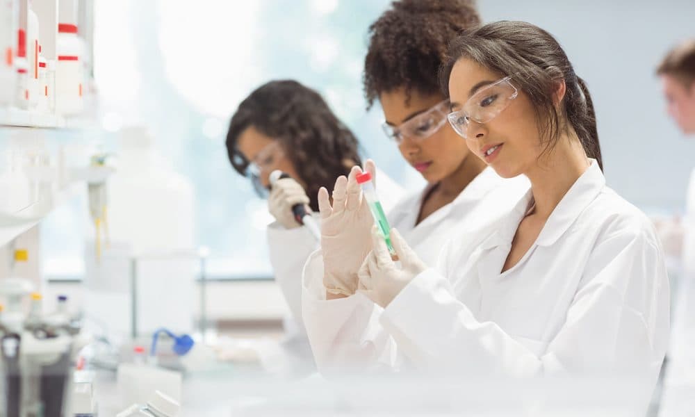 Science,Students,Working,In,The,Laboratory,At,The,University Workplace culture ‘biggest barrier for women in STEM’